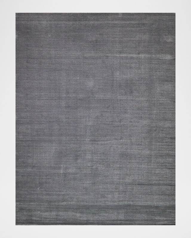 Pavia Hand-Loomed Gray Rug, 10' x 14'